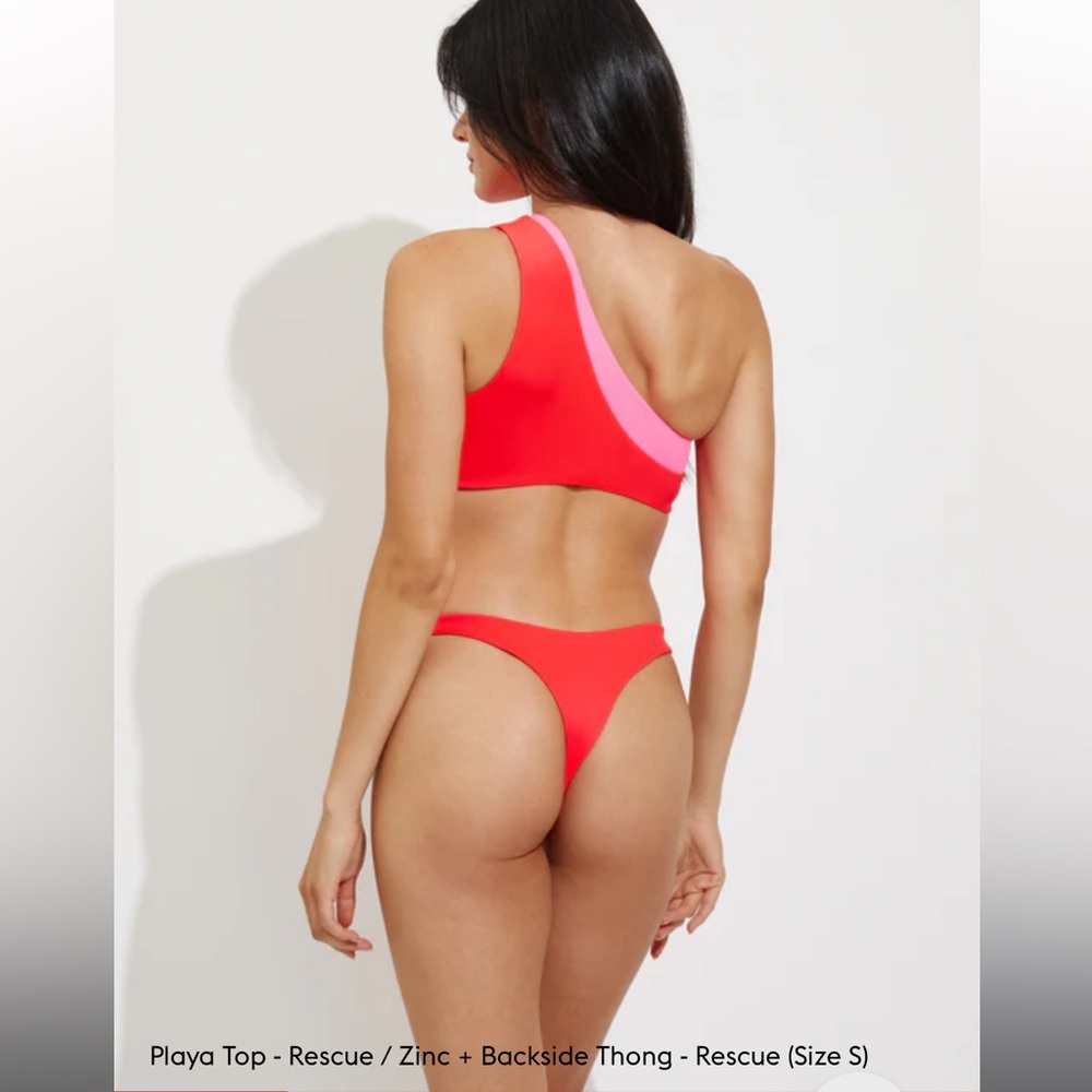 Left on Friday Backside thong XS red